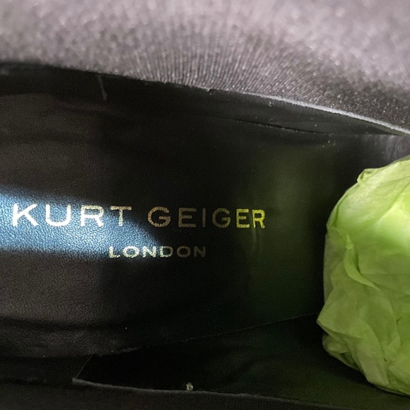 KURT GEIGER London Genuine Leather Heeled Cream Raylan Ankle Boot US Sz 9.5 - Picture 13 of 15